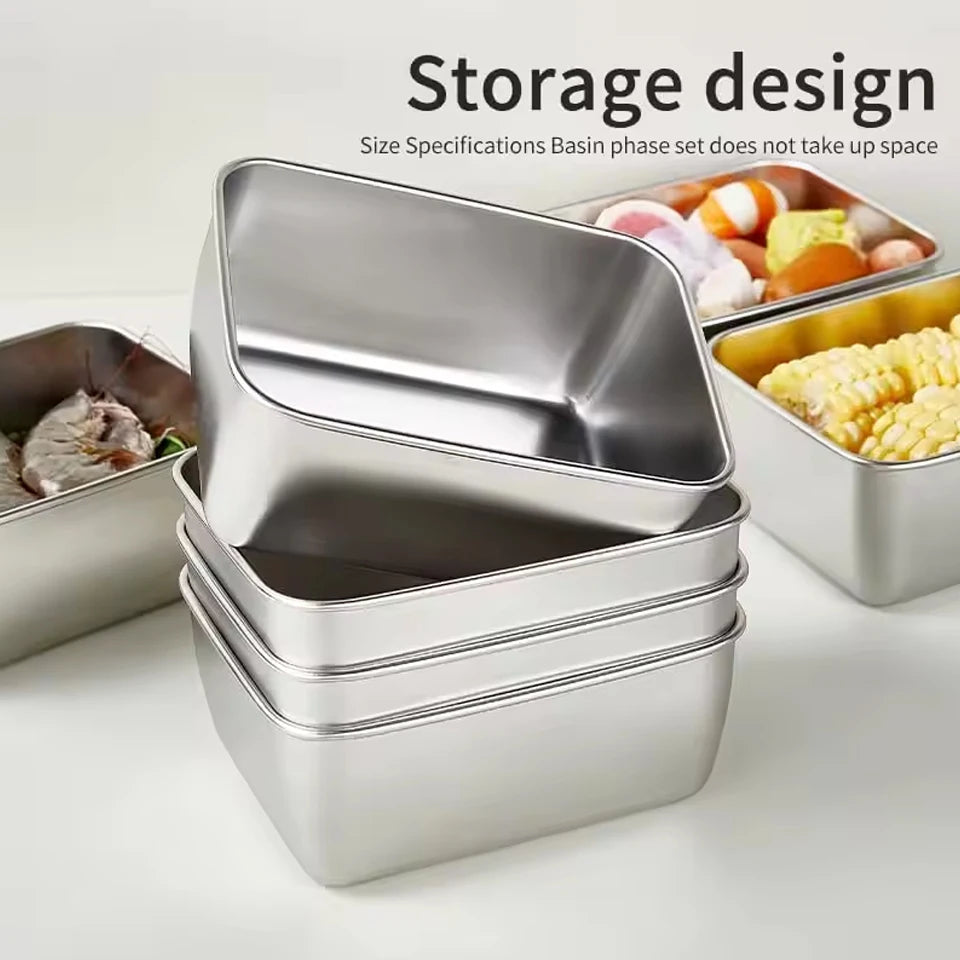 Stainless Steel Food Container with Cover