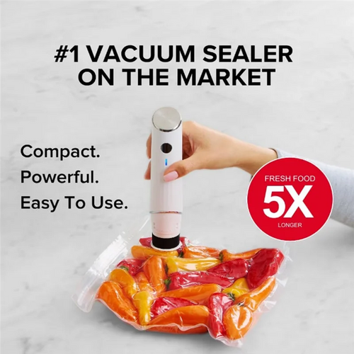 A01V-Seal Meal Saver-Compact Handheld Vacuum Sealer For Food 1SET, Portable Food Sealer Machine Powerful Vacuum Sealing