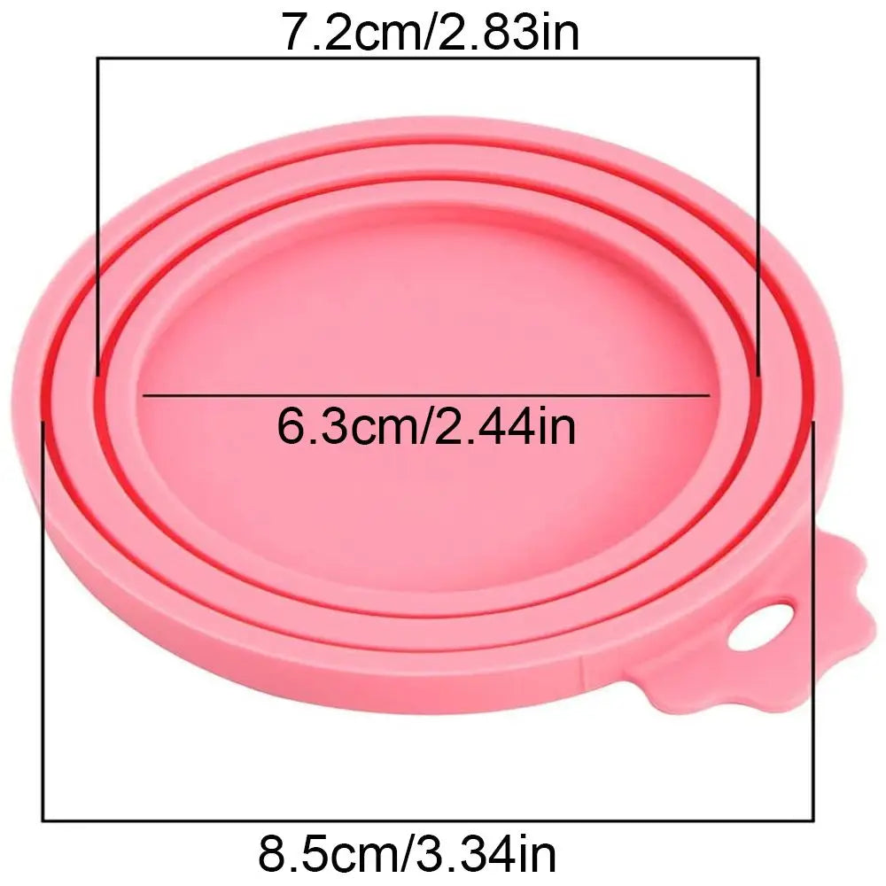 3 In 1 Silicone Canned Lid Reusable Food  Cover