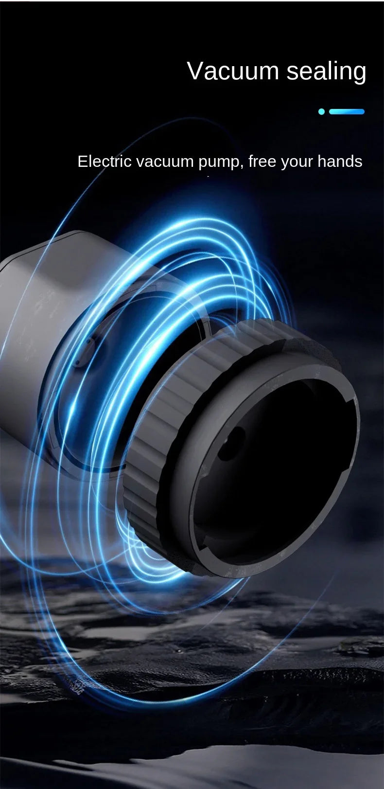 Electric Mason Jar Vacuum Sealer Kit, Cordless, for Mason Jars Wide Mouth Fermentation with Mason