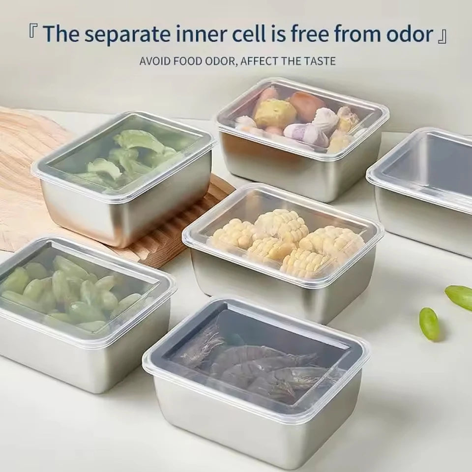 Stainless Steel Food Container with Cover