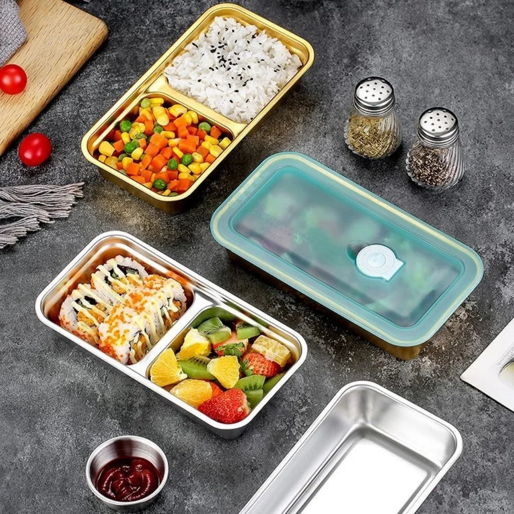 Snack container, reusable double-layer snack container