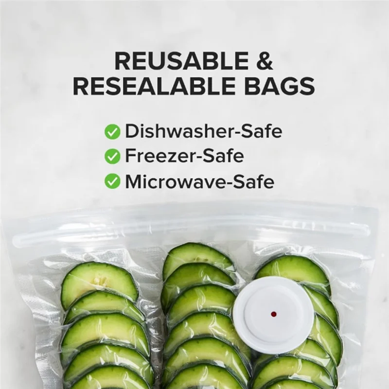 A01V-Seal Meal Saver-Compact Handheld Vacuum Sealer For Food 1SET, Portable Food Sealer Machine Powerful Vacuum Sealing