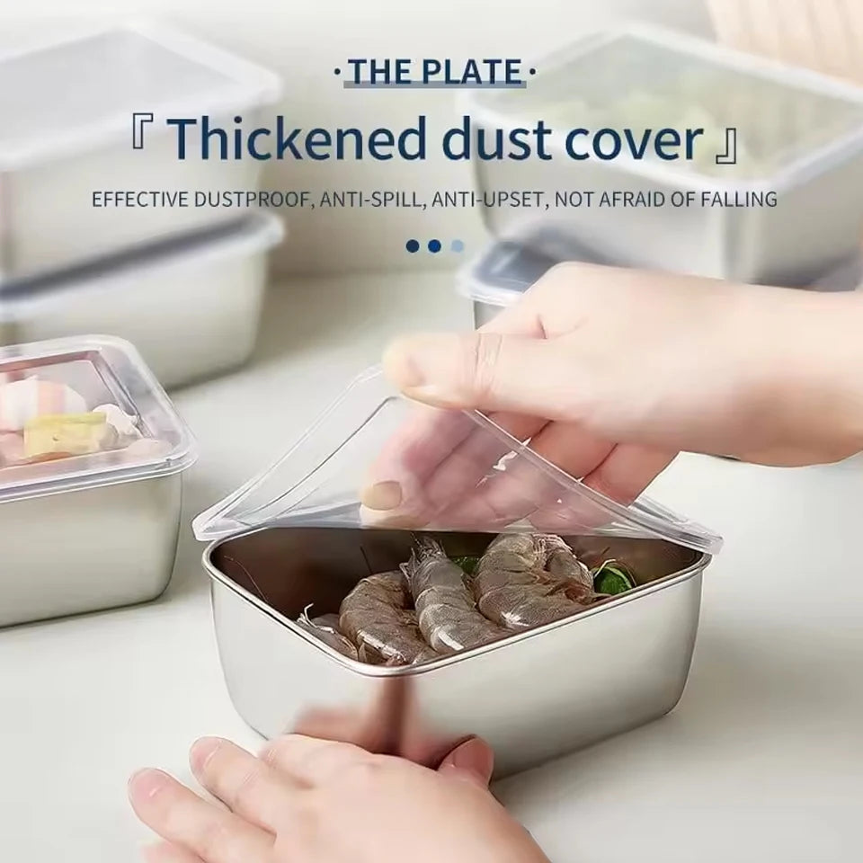 Stainless Steel Food Container with Cover
