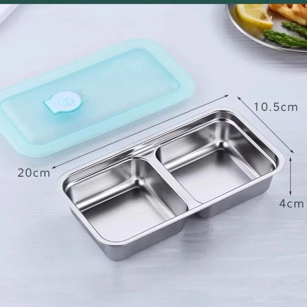 Snack container, reusable double-layer snack container