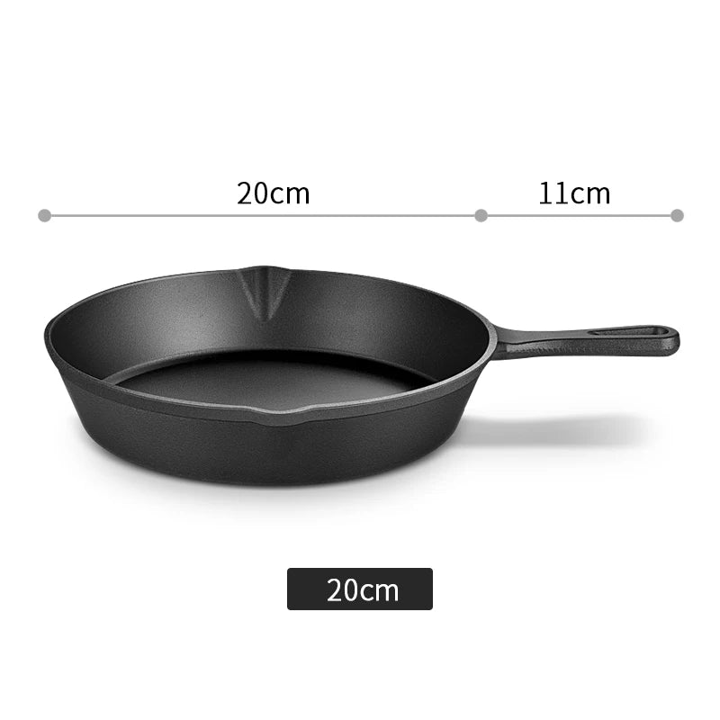 Cast Iron Frying Pan Non-stick Skillet